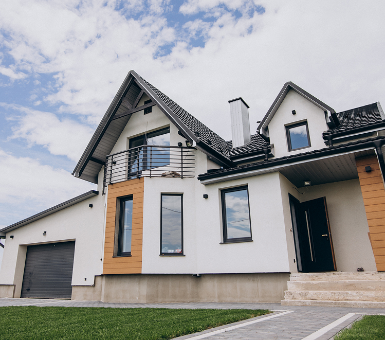 Happy homeowners